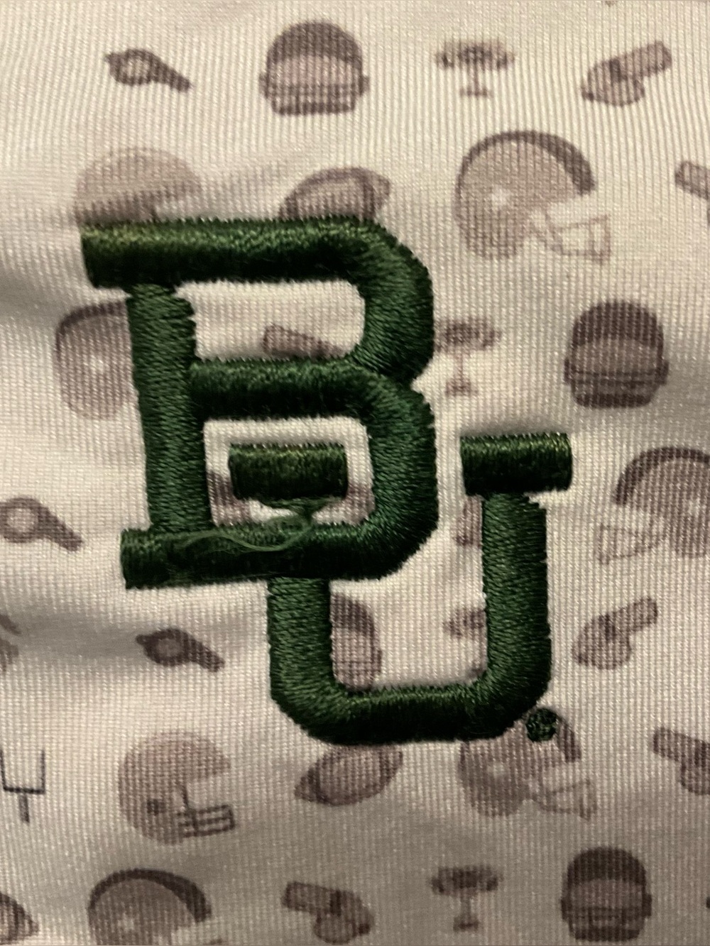 White Patterned Polo Shirt - Picture 2 of 2